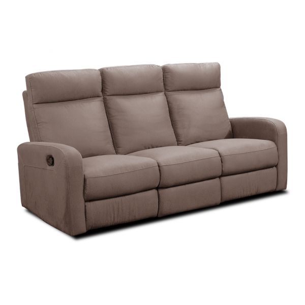 Sofá JOM 3 Lugares YB776 Castanho - 1330776