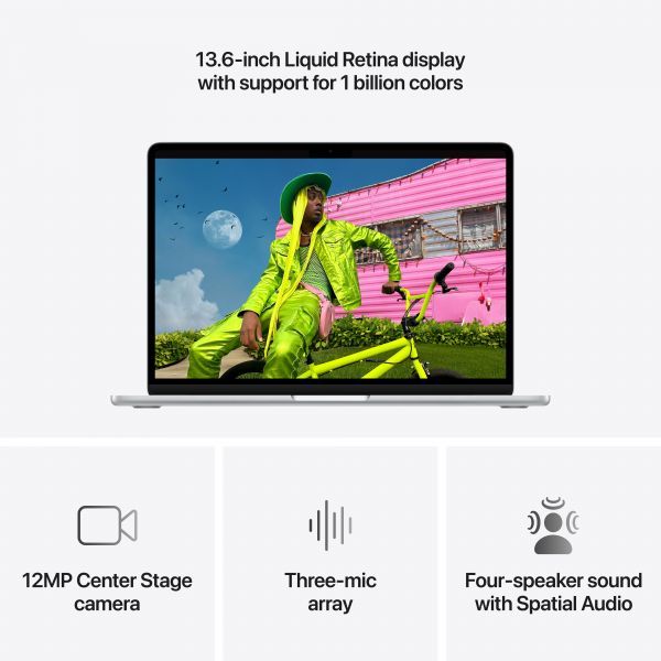 Apple MacBook Air 13" M5 10-core CPU 8-core GPU 16GB 512GB SSD macOS Silver