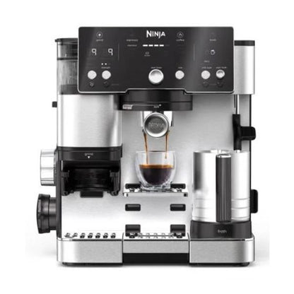 Máquina de Café Ninja Superautomática ES501EU Luxe Essential Preto/Prateado