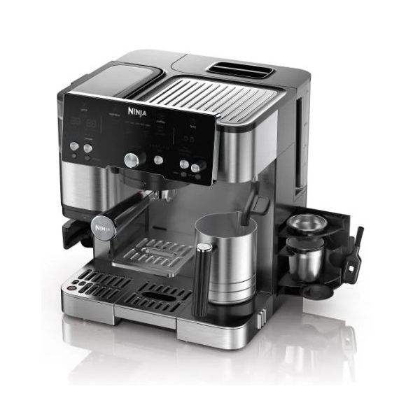 Máquina de Café Ninja Superautomática ES501EU Luxe Essential Preto/Prateado