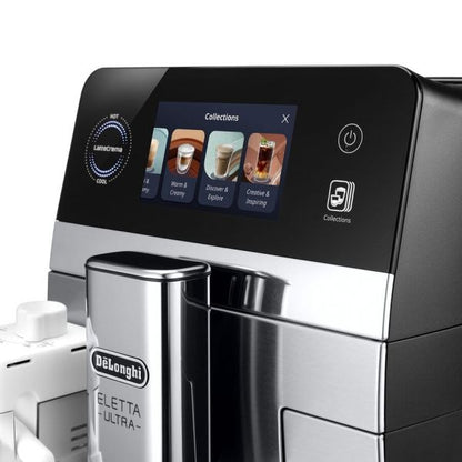 Máquina de Café Delonghi Eletta Ultra ECAM470.85.MB Preto Inox