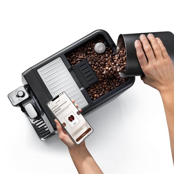 Máquina de Café Delonghi Eletta Ultra ECAM470.85.MB Preto Inox