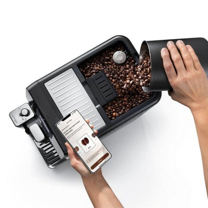 Máquina de Café Delonghi Eletta Ultra ECAM470.85.MB Preto Inox