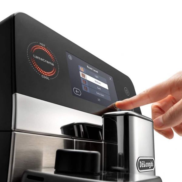 Máquina de Café Delonghi Eletta Ultra ECAM470.85.MB Preto Inox