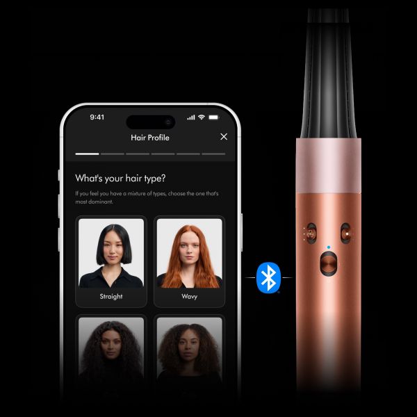 Dyson Airwrap i.d. HS08 T3/T4 Amber Silk Preto Ouro Rosa