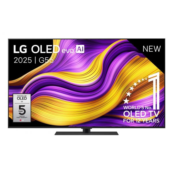 TV LG 55" OLED evo AI G5 Smart TV 4K 2025 120Hz HDR10