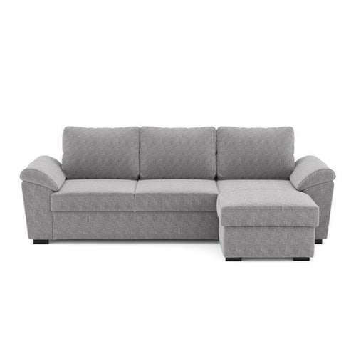 Sofá JOM com Chaise Longue Hudson Cinza (94)